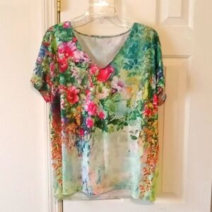 XL Floral Woman's Top